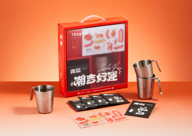 TEATOP潮吉好運禮盒｜包裝設計